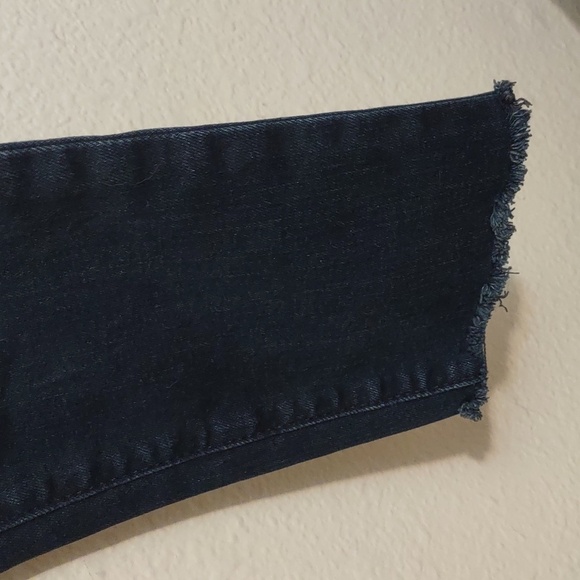 LEVI'S USED PANTS PANT LEG HEMS CUT. SIZE STATES W26 L30 BLUE - Picture 5 of 13